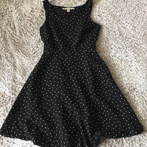LC LAUREN CONRAD polka dot fit and flare dress